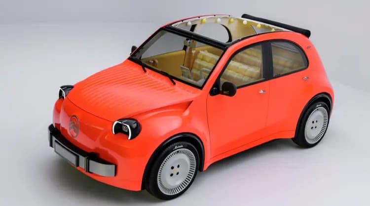 Citroen unveils 2CV electric concept in Paris