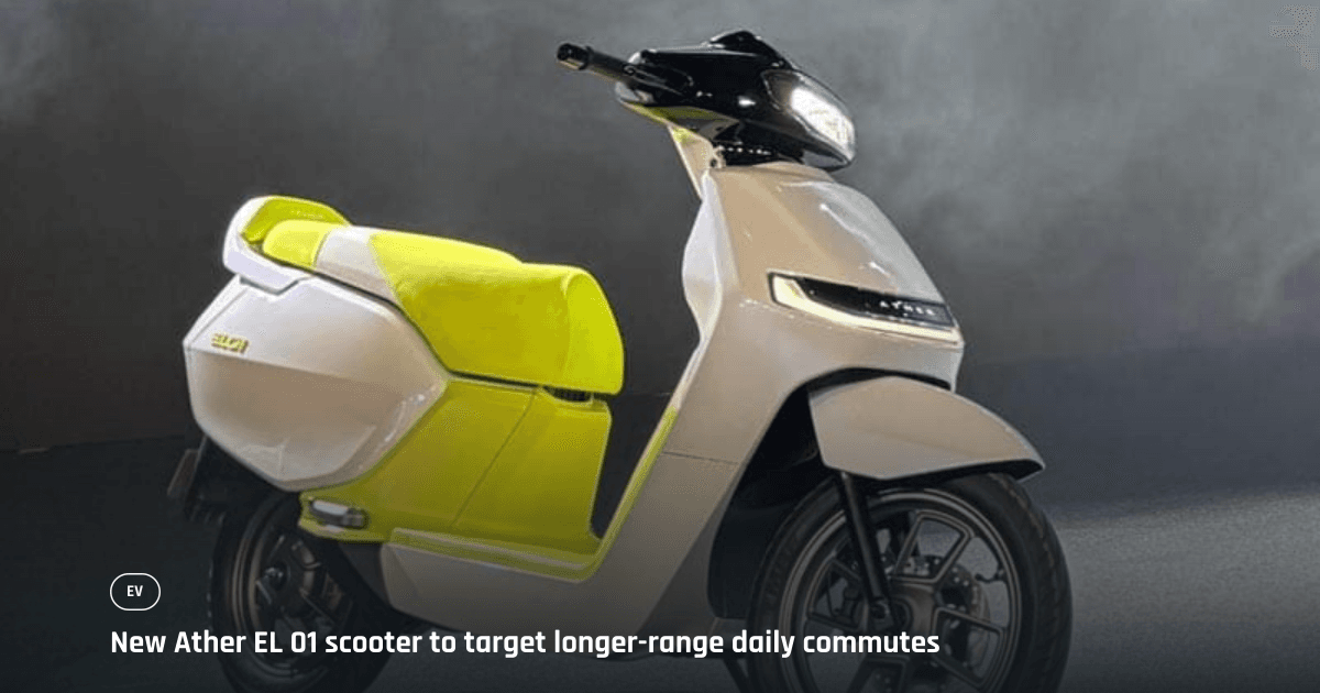 Ather EL 01 electric scooter could debut in Nepal as early as this month
