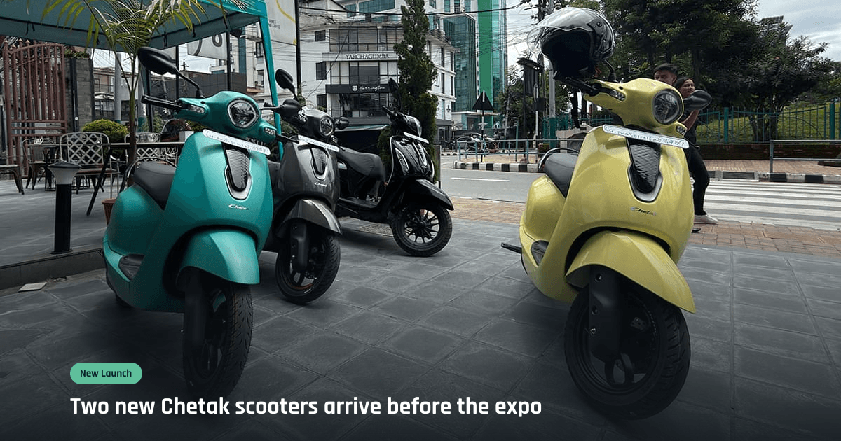 Bajaj brings Chetak C2501 and C3503 into Nepal line-up
