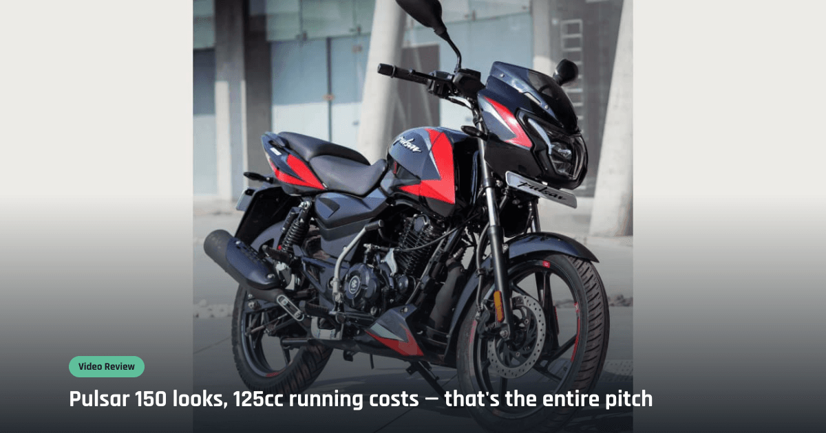 Bajaj Pulsar 125 Review: The Pulsar 150 Look For Nepali Buyers Who Want To Spend Less