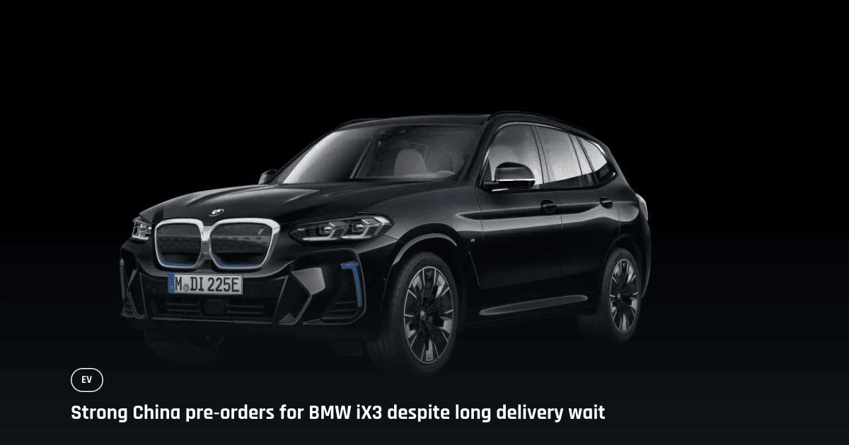 BMW Neue Klasse iX3 EV Could Reach Nepal After Strong China Pre-Orders