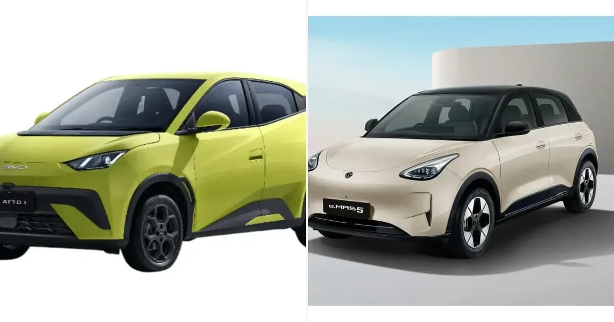 BYD Atto 1 vs Proton e.MAS 5: Budget EVs Clash Around Rs 30–35 Lakh