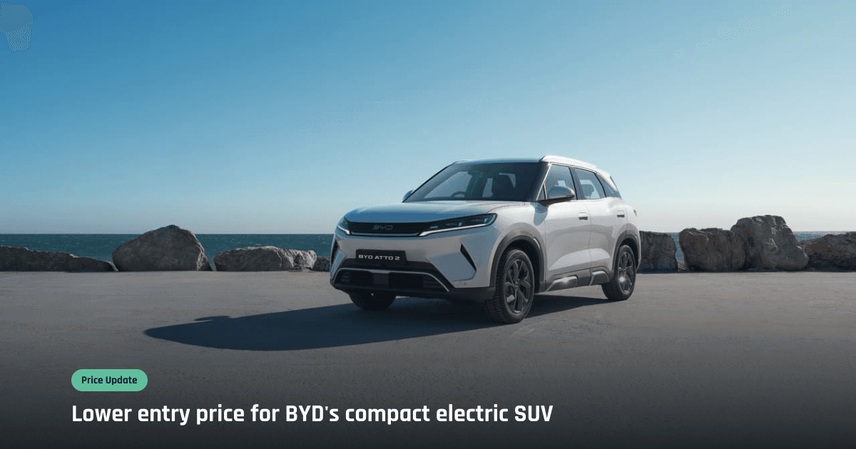 BYD Atto 2 adds a new Essential variant in Nepal