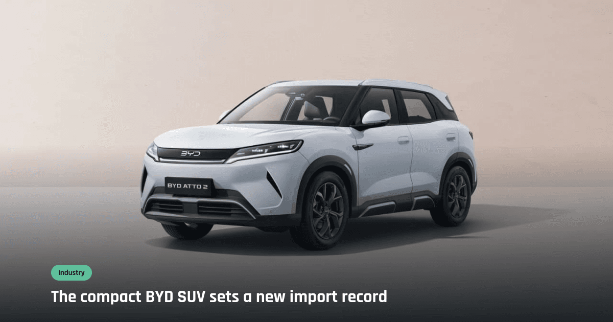BYD Atto 2 reaches a new EV import milestone in Nepal