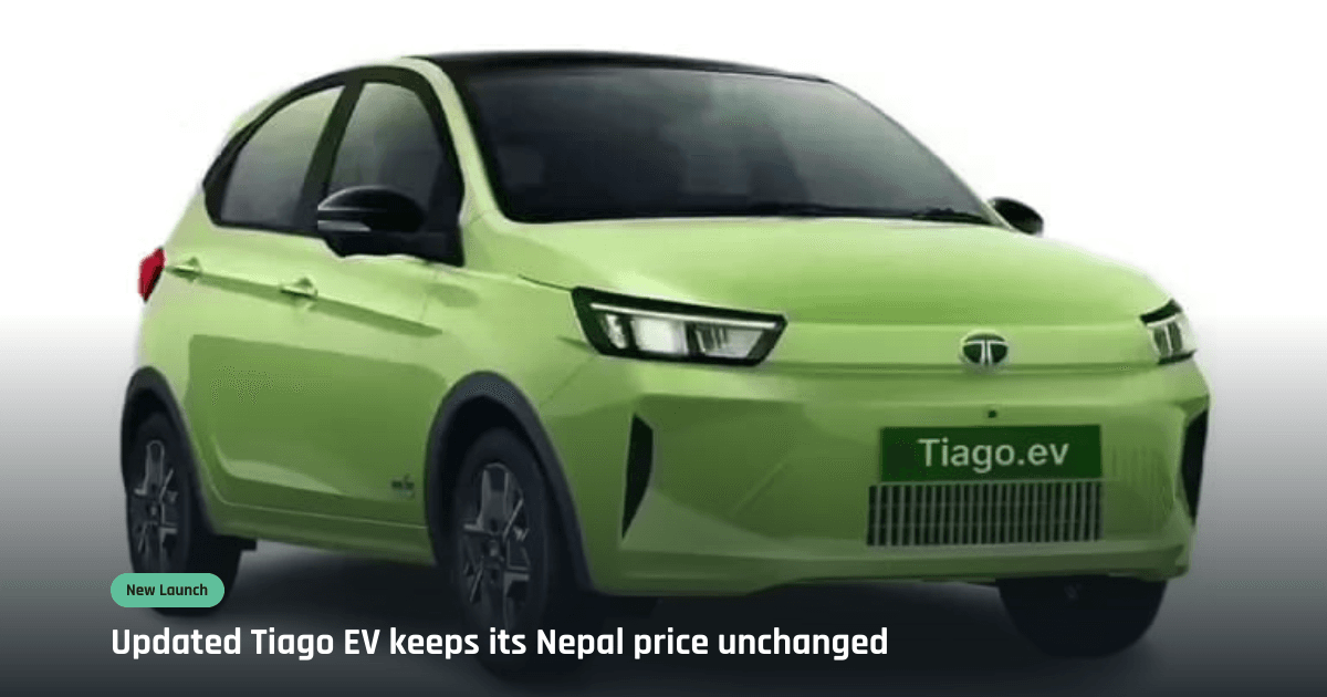 Facelifted Tata Tiago EV starts sales in Nepal