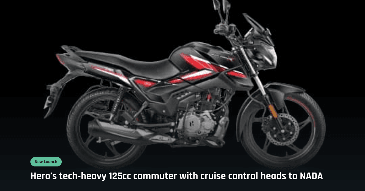 Hero Glamour X 125 with cruise control to debut at NADA Auto Show