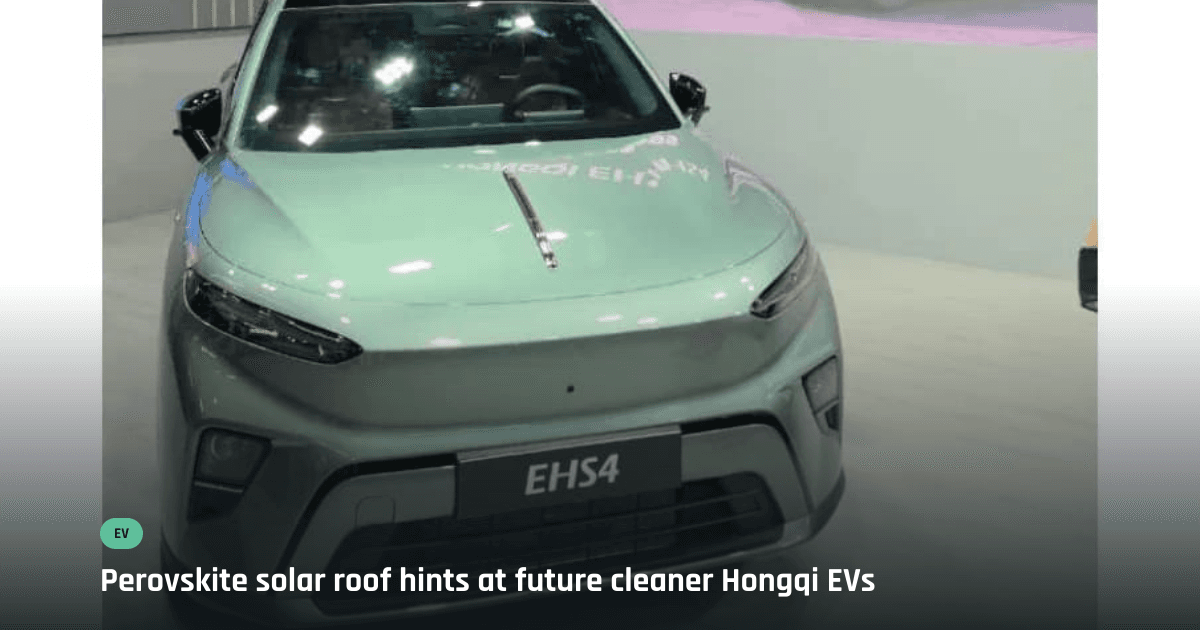 Hongqi solar sunroof tech confirmed for future Nepal EV lineup
