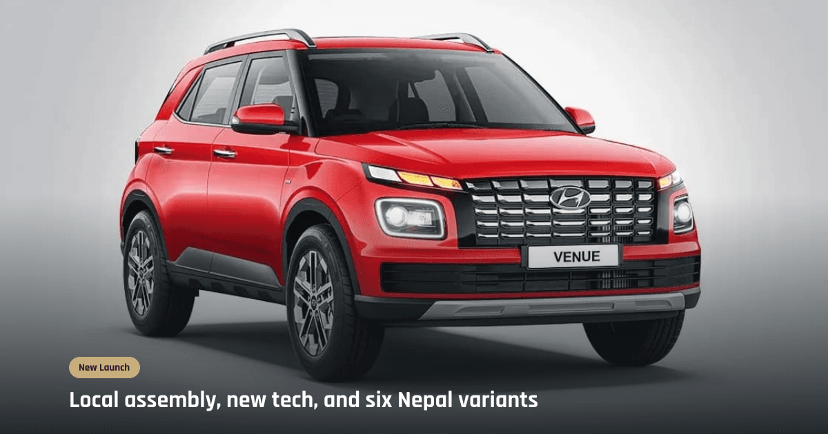 Hyundai Venue and Venue N Line Launched in Nepal with Local Assembly and ADAS