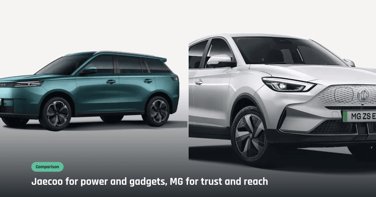 Jaecoo J5 vs MG ZS EV: Nepal EV SUV Buyer’s Comparison