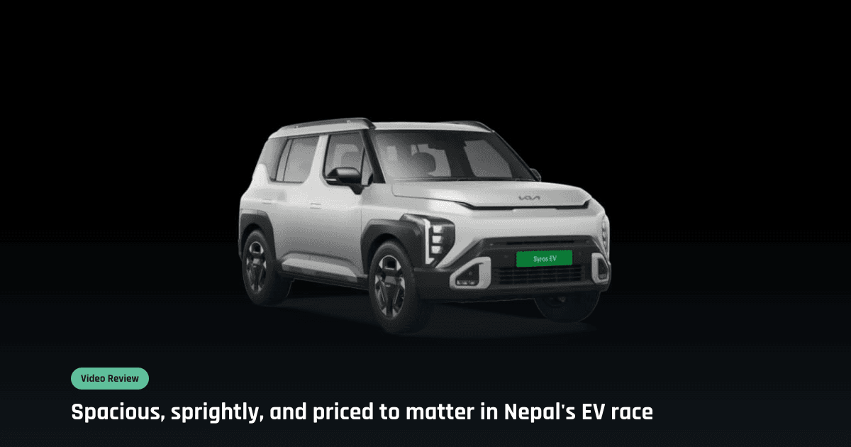 Kia Syros EV Review: Nepal's Newest Electric Crossover Gets The City Formula Right