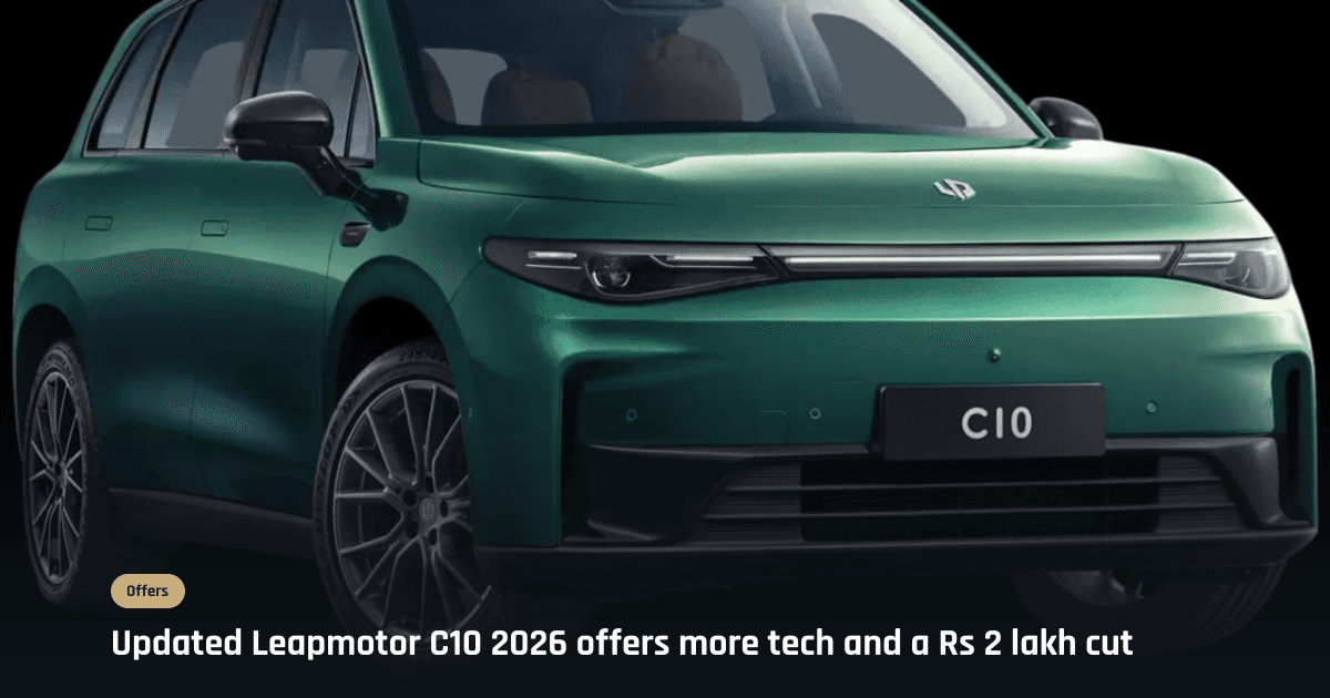 Leapmotor C10 2026 gets limited-time Rs 2 lakh price cut