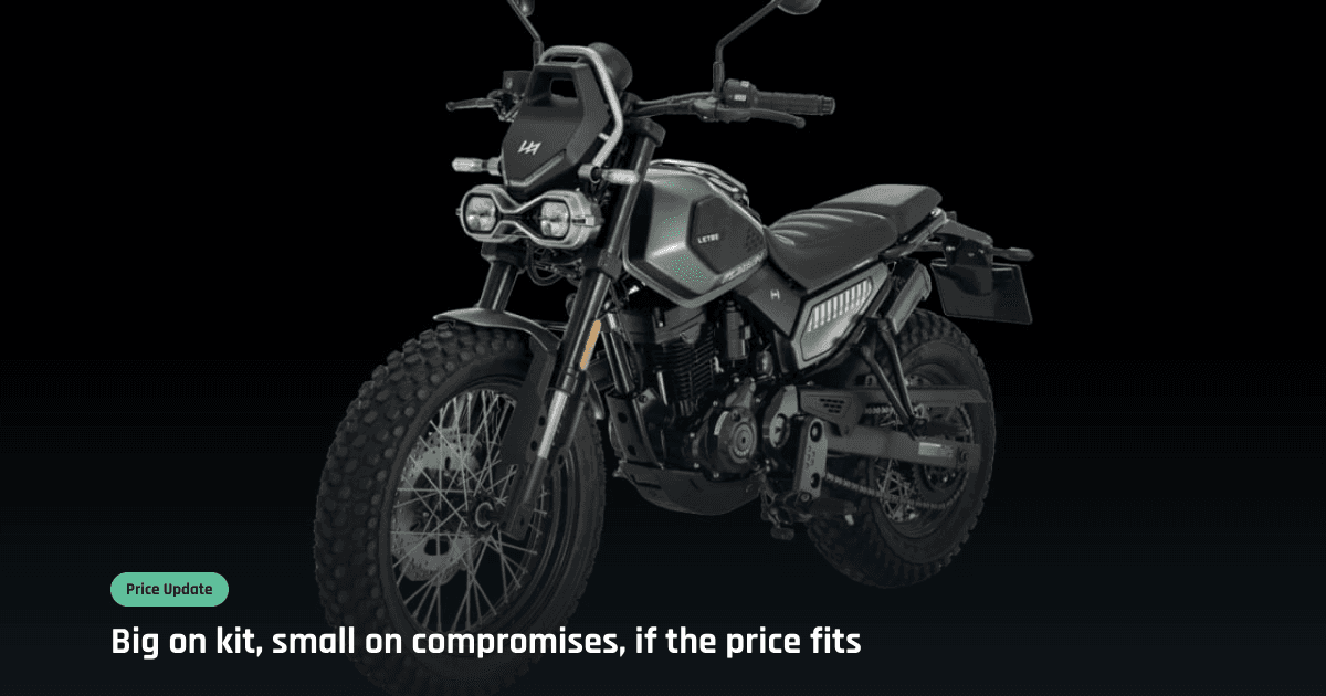 LETBE FLYGON 220cc review: a feature-rich crossover with real Nepal appeal