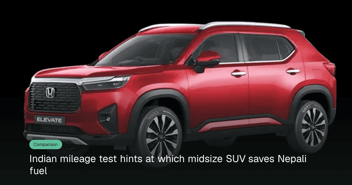 Maruti Grand Vitara vs Honda Elevate: Which automatic SUV suits Nepali wallets?