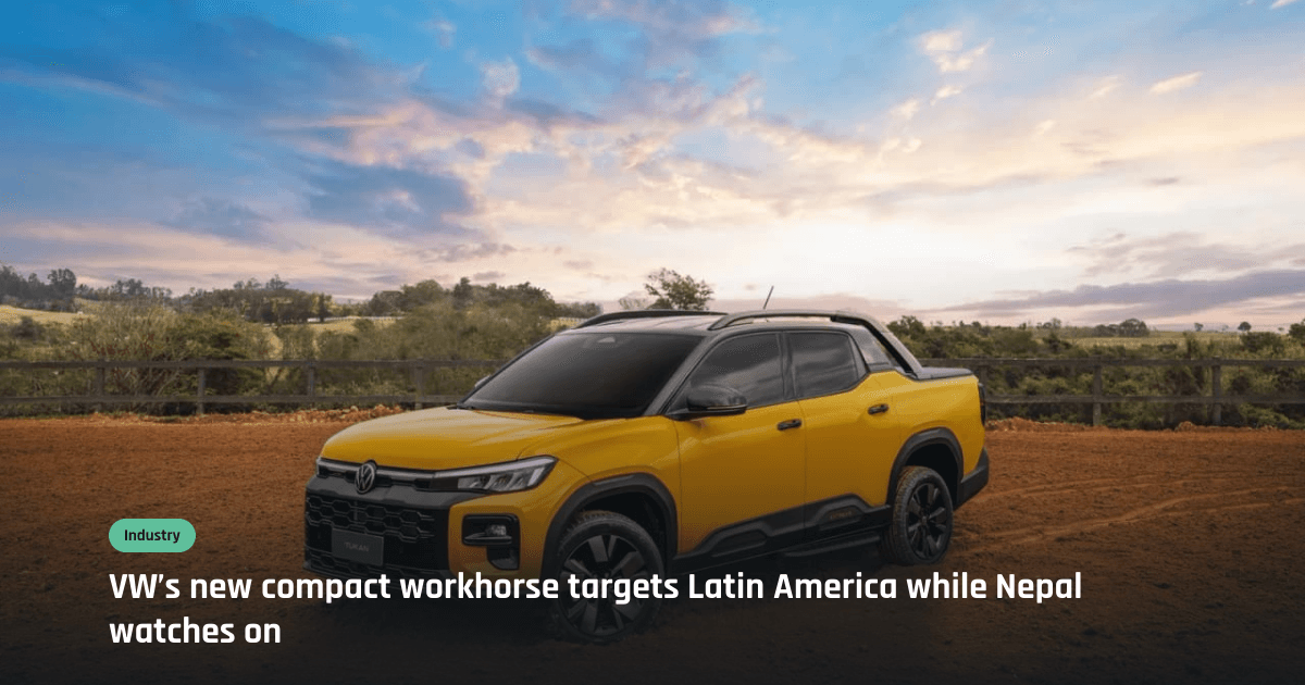 New Volkswagen Tukan Pickup Revealed In Brazil, But Nepal Must Wait