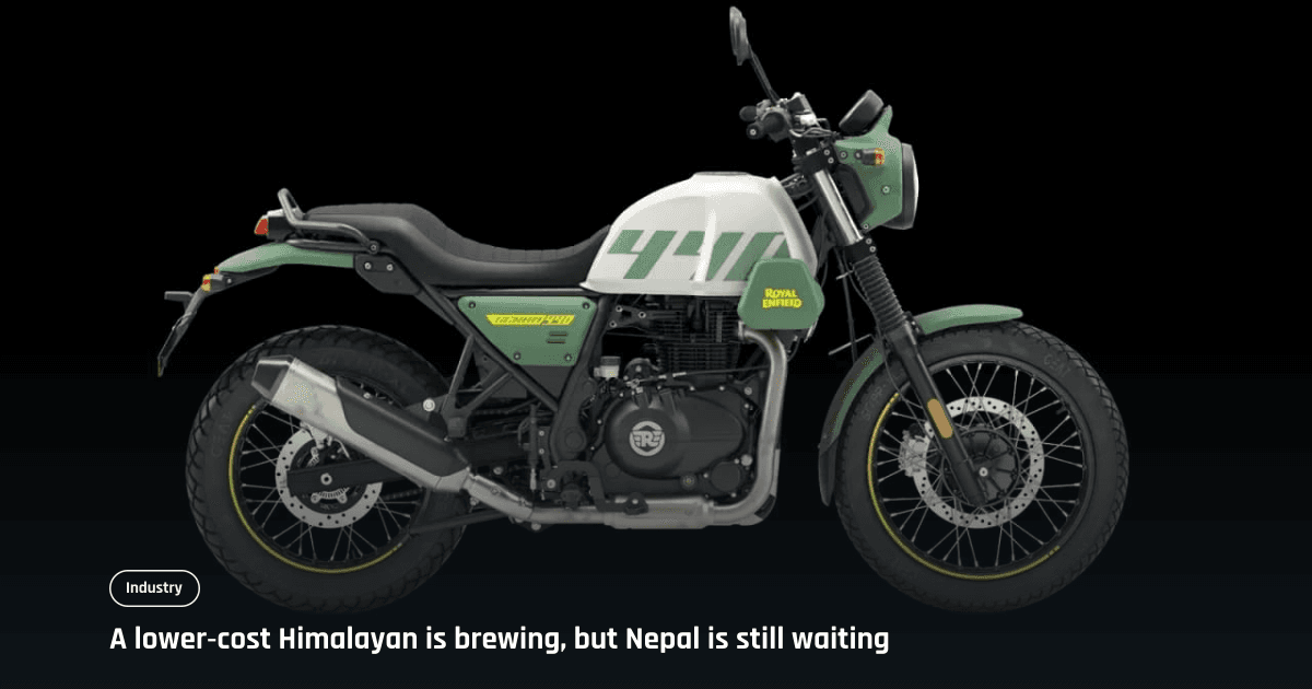 Royal Enfield Himalayan 440 could fill the gap below the Himalayan 450