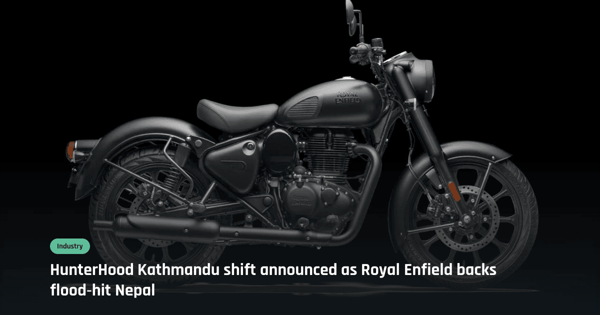Royal Enfield postpones HunterHood Kathmandu street festival