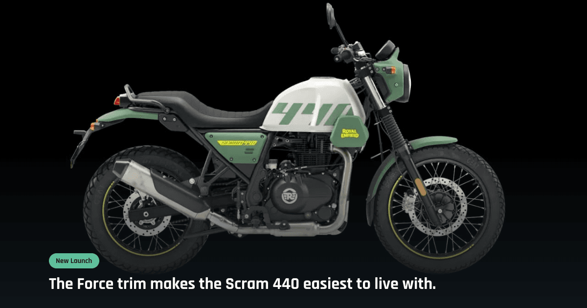 Royal Enfield Scram 440 review: the practical scrambler that fits Nepal better in Force trim