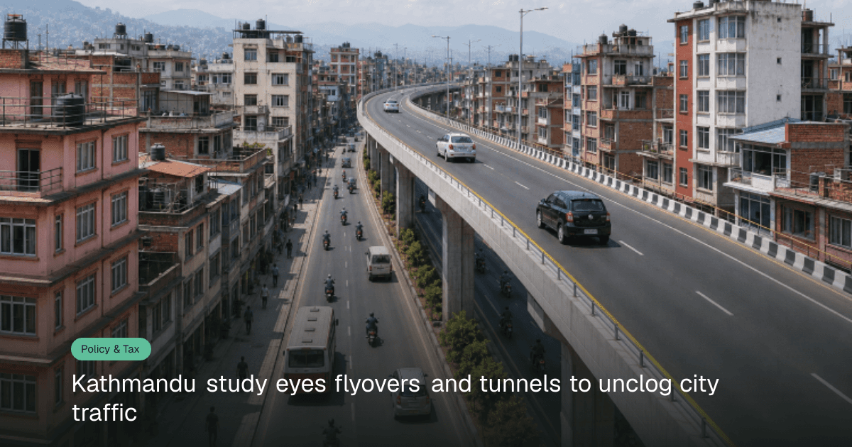 Rs 82 billion elevated highway plan floated for Kathmandu traffic relief