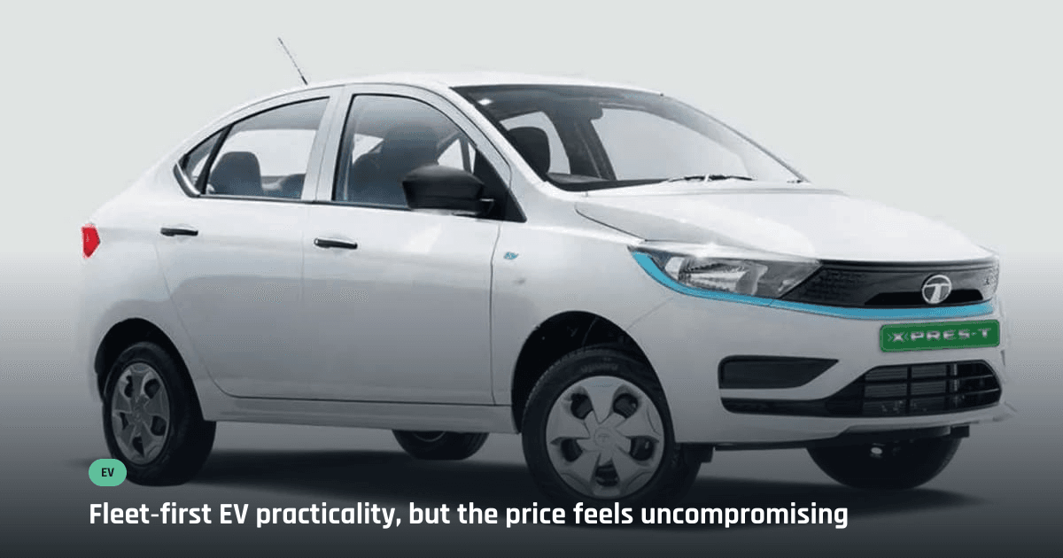 Tata XPRES-T EV review: a fleet-first EV that still makes a practical case