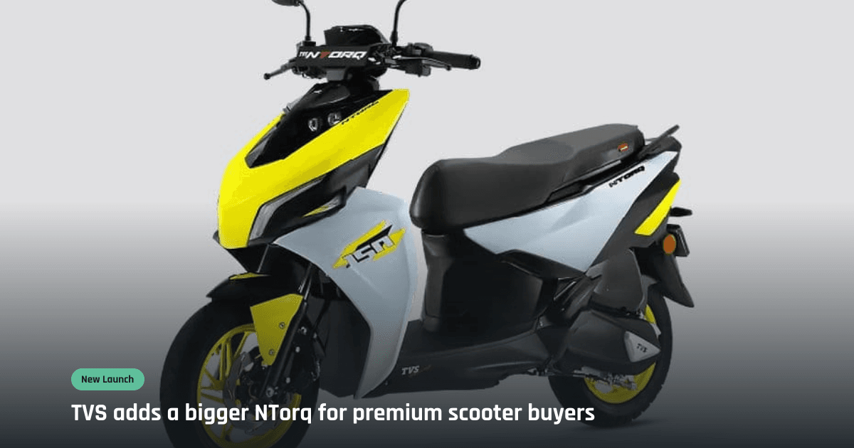 TVS NTorq 150 is set to debut in Nepal this week