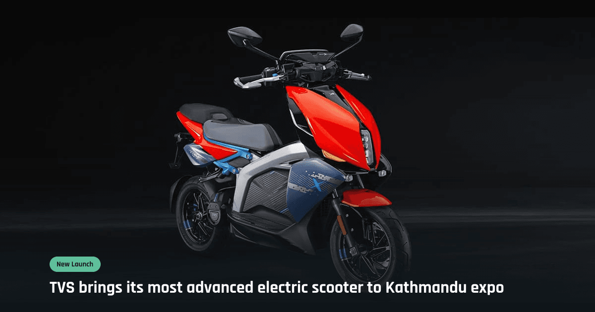 TVS X electric crossover scooter to debut at NAIMA Expo 2026