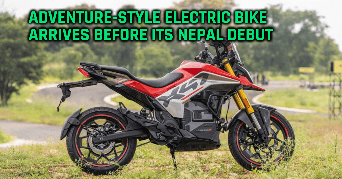 Ultraviolette X47 Crossover **arrives** in Kathmandu ahead of expo debut