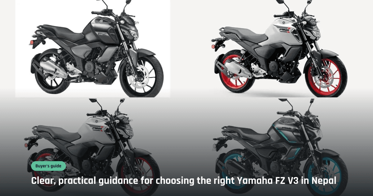 Yamaha FZ FI V3 Price in Nepal: Best FZ V3 Options Explained