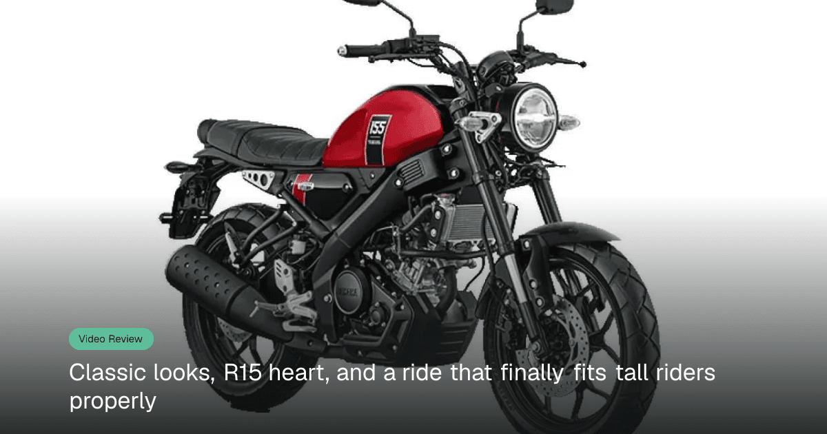 Yamaha XSR155 Review: Nepal Gets A Retro 155cc That Actually Fits Taller Riders