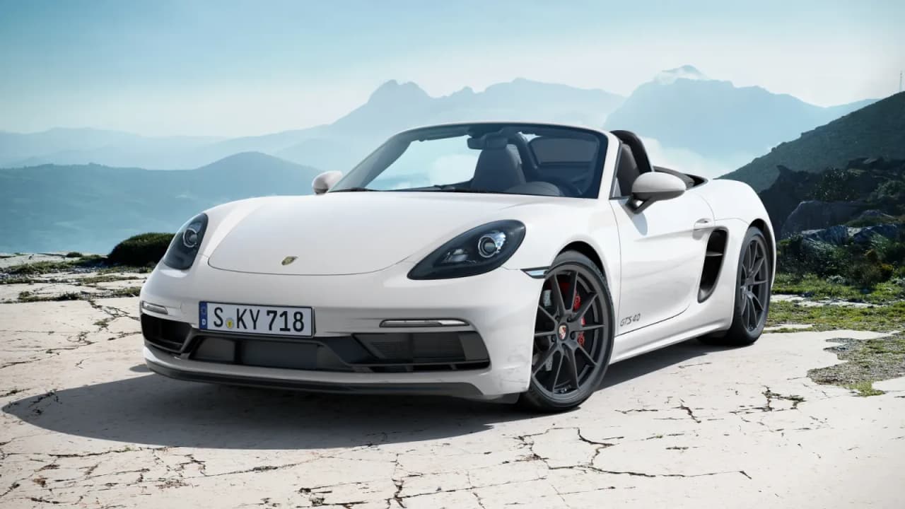 Electric Porsche Boxster spotted testing without camouflage