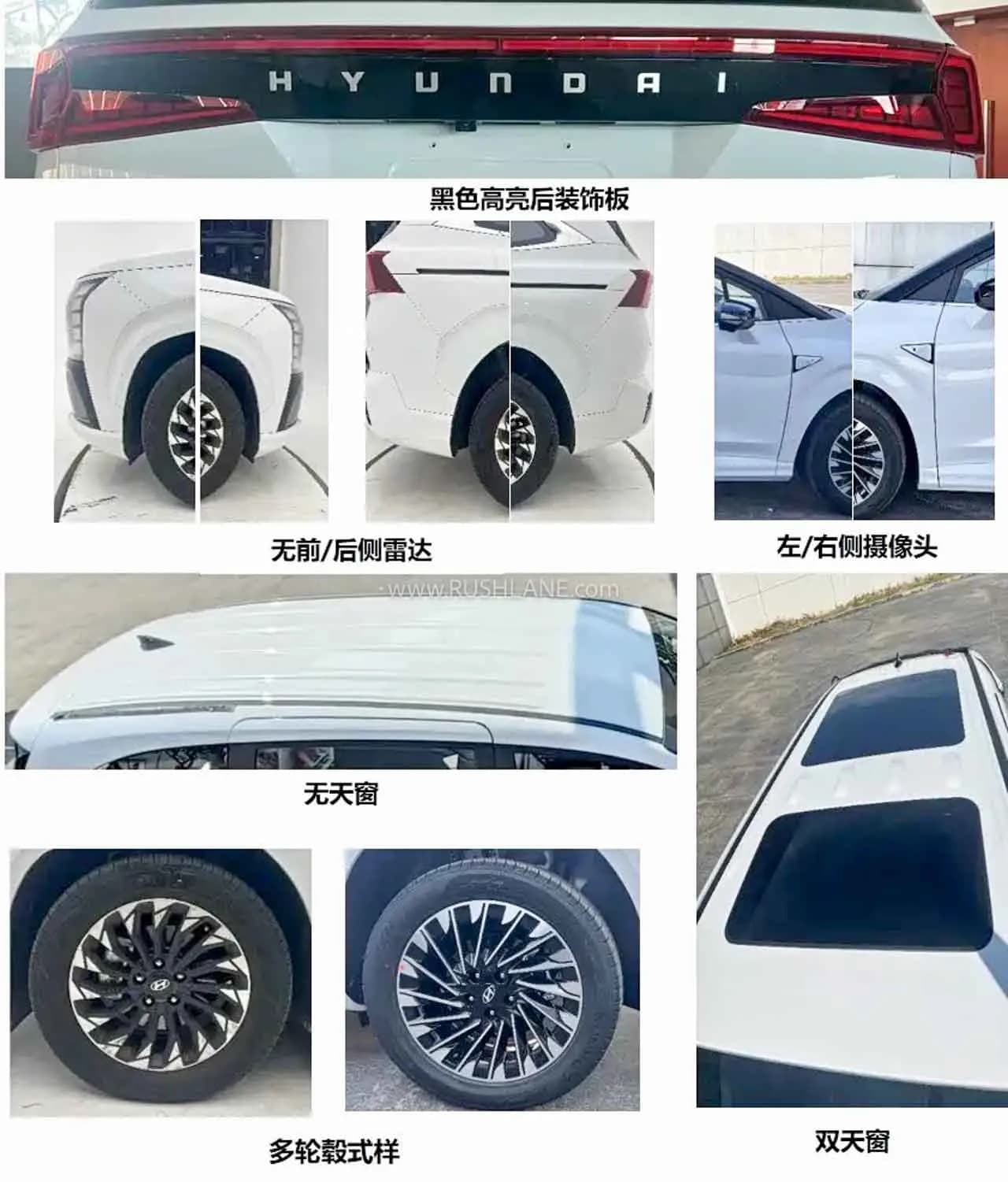 Hyundai Custo MPV showing rear design and alloy wheels.