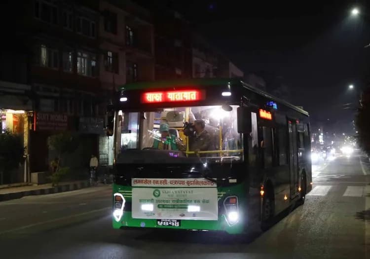 Kathmandu plans wider night bus network with 28-bus fleet