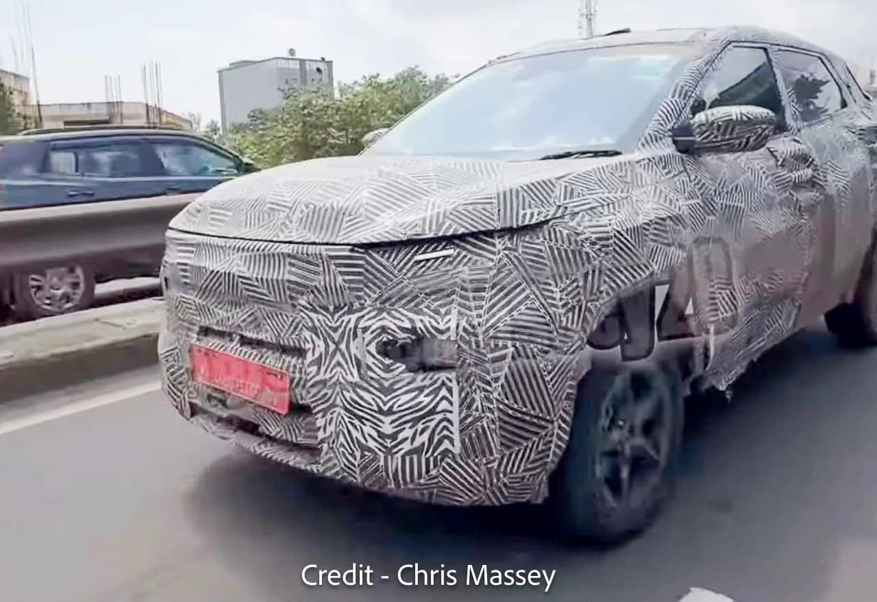 Next-gen Tata Nexon prototype covered in camouflage