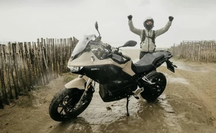 Zero DS electric motorcycle sets new world range record