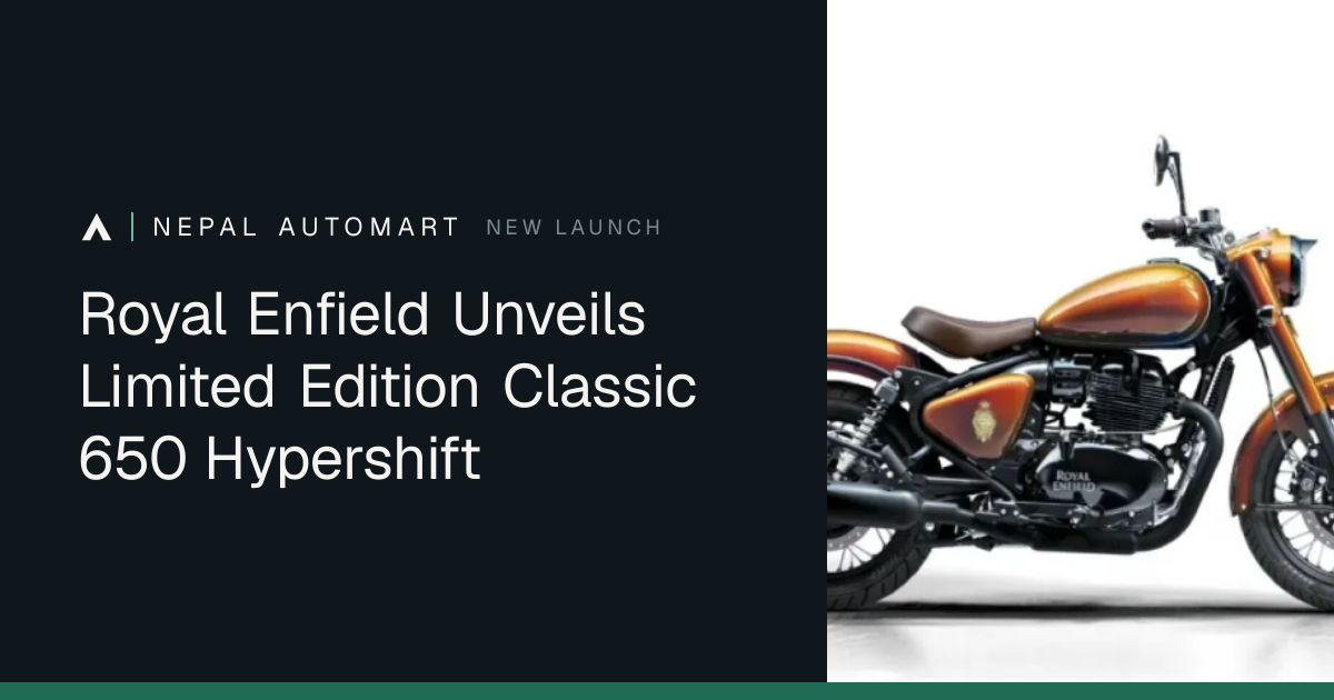 Royal Enfield Unveils Limited Edition Classic 650 Hypershift